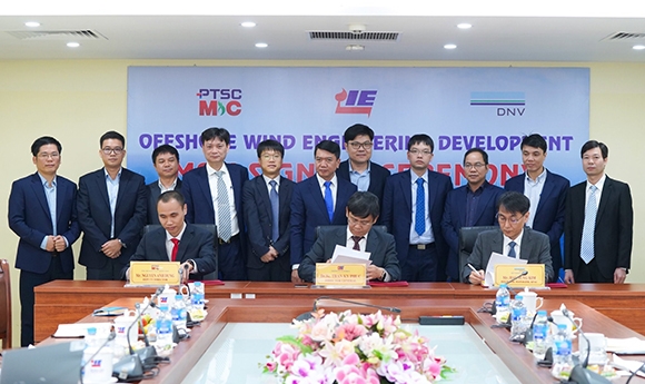 Lễ ký thỏa thuận hợp tác giữa DNV, PTSC M&C và Viện Năng lượng – cam kết hỗ trợ phát triển lĩnh vực điện gió ngoài khơi